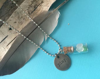 Sea Glass Play Necklace