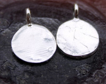 Blanks Sterling Silver Charm for Stamping