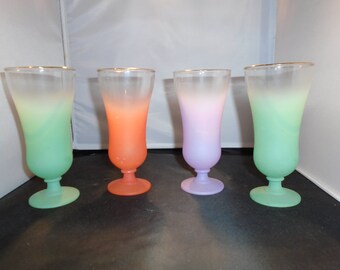 Beautiful Sherbert Colored Blendo Glasses
