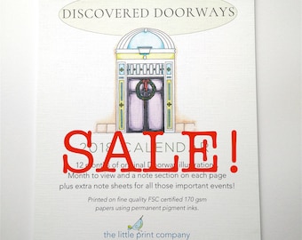 2018 Wall Calendar UK or No Holidays Layout SALE!
