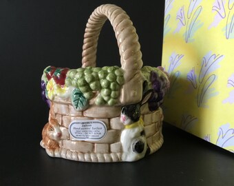 Vintage Bunny Basket