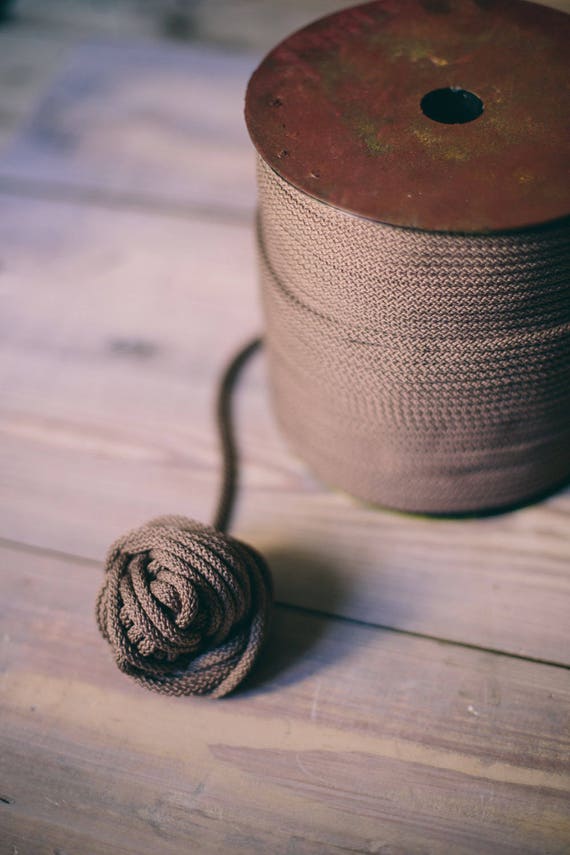 Coconut polyester rope- craft projects- knitting supplies- macrame cord- crochet rope- DIY projects- DIY supplies- rope cord, 200 meters #37