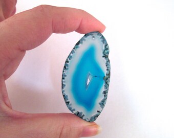 Blue Agate Pendant Pendant #8 G198