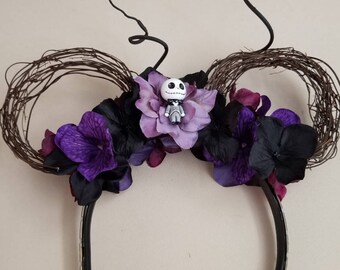 Jack Skellington (Nightmare Before Christmas) Mickey Ears