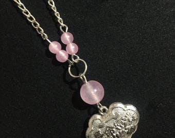 Pink Chalcedony Necklace