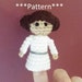 Princess Leia Crochet Finger Puppet Pattern, Star Wars Finger Puppet Pattern, Star Wars Crochet