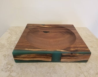 Reclaimed walnut wood bowl, Pipe bowl, Wooden bowl, Gift, Wedding gift, Anniversary gift