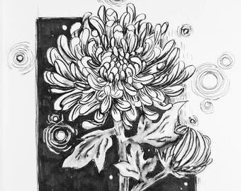 Chrysanthemum Print