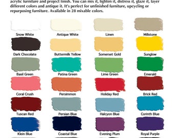 Milk Paint- Pint or Quart- General Finishes *28 Colors Available* Comapre to Chalk Paint