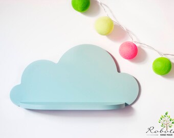 Cloud Shelf, Shelf For Baby Nursery, Kids Room, Wall Decorations, Decorations for Bedroom, Wooden Shelf, Decor, Wall Artwork Clouds