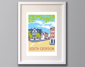 South Croydon - A3 Giclee print - Limited Edition - (UN)FRAMED