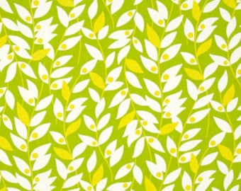 HB15 Green Free Spirit Heather Bailey Nicey Jane - Lindy Leaf Green
