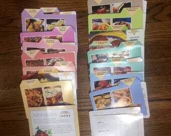 Lot of 99 Healthy Meals in Minutes Recipe Cards - Hard to Find!