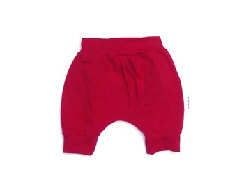 Scalable short pants, evolutionary shorts style harem pants, red, pink, black or Navy
