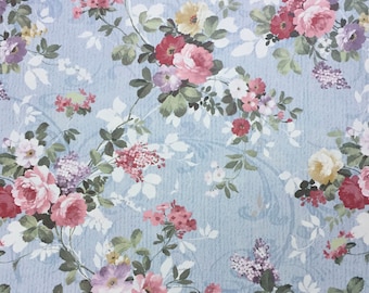 Pink Rose Paper, Floral Paper, Country Flowers, Decoupage Paper, Wrapping Paper, Floral Pattern, Delicate Floral Paper, Scrapbooking, Roses