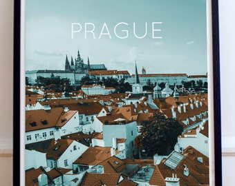 Prague, Czech Republic Poster 11x17 18x24 24x36
