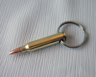 Real .223 Rifle Bullet Keychain