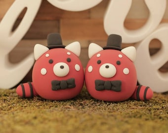 Mr And Mrs Fox Cake Topper Mr And Mrs Fox Cake Topper