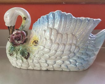 Swan Planter,Swan Center Piece,Swan Vase,Planters,Vase,Center Piece, Tableing Setting