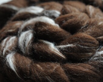 Crom Cruach Brown Merino and Tussah Silk - 4 oz