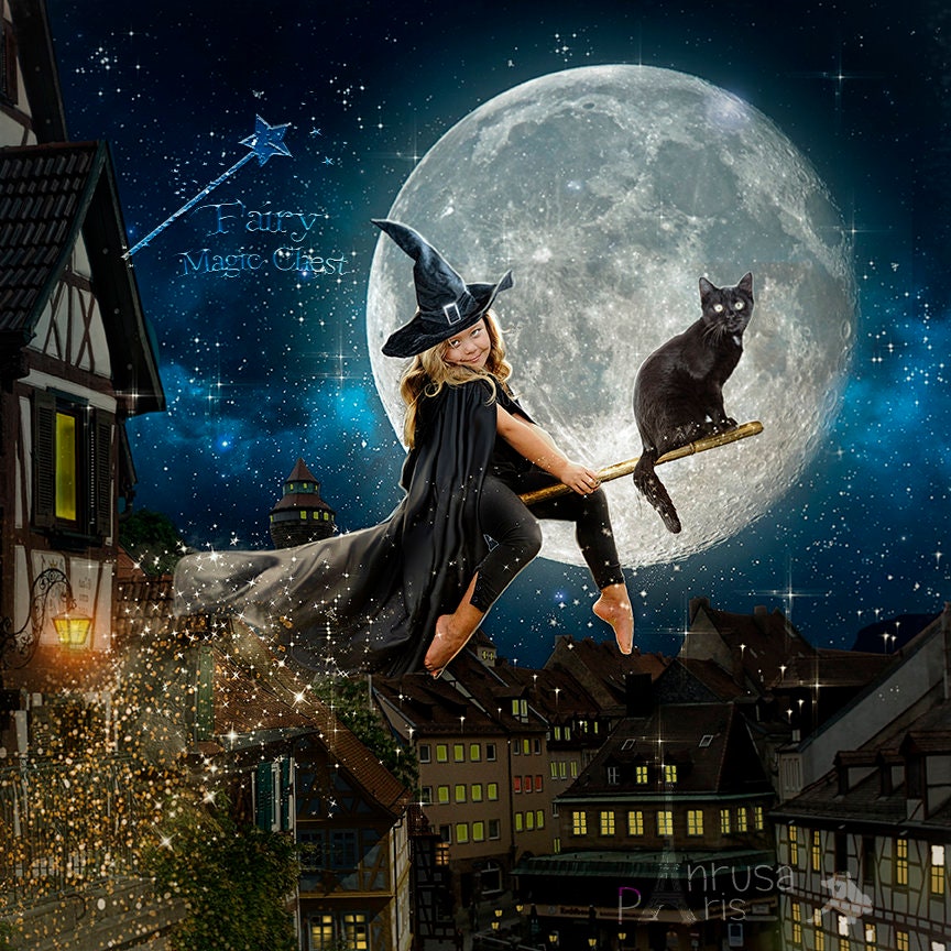 метла ведьмы. новогодняя ведьма. ведьма с кошкой. с новым годом ведьмочка. красивая ведьма.