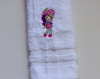 solid white embroidery kitchen towel with strawberry shortcake design - Bakers Gonna Bake Kitchen Redwork Embroidery Designs solid white embroidery kitchen towel with strawberry shortcake design - Bakers Gonna Bake Kitchen Redwork Embroidery Designs