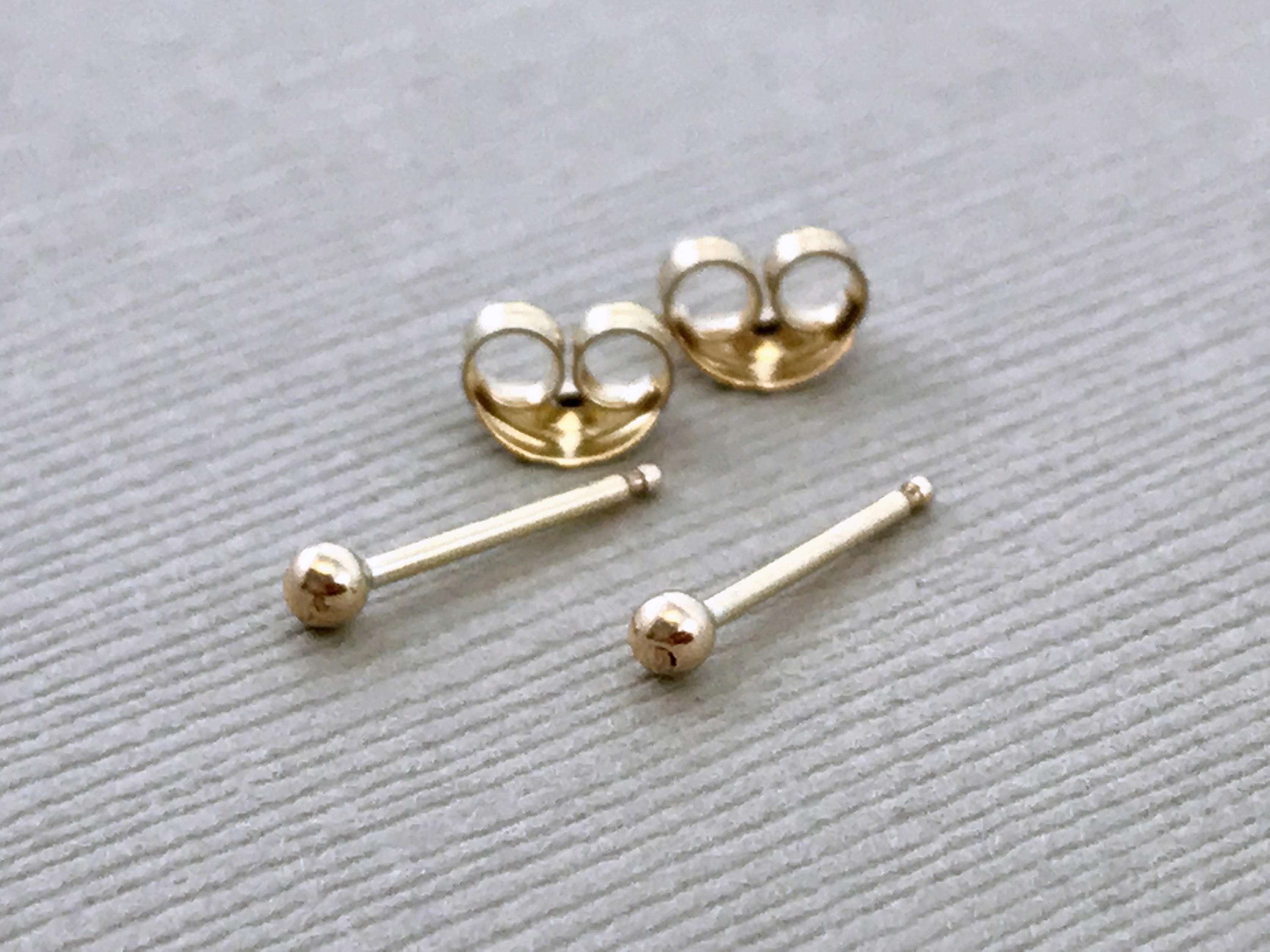 Tiny Gold Stud Earrings Small Gold Earrings Gold Post Earrings