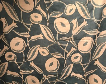 Vintage Hand Blocked Linen