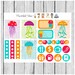 Weekly sticker set - jellyfish - planner stickers