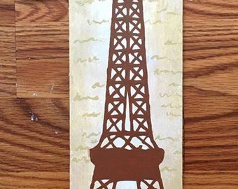 Paris Wooden Number