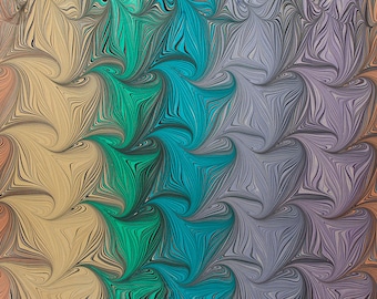Marbling paper Art PALOMAR papel marbled