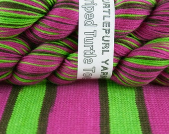 Pow! - Hand-dyed Self-striping sock yarn