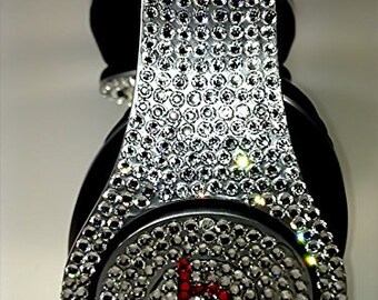 Beats by Dre, Bling Beats Headphones, Swarovski Beats Headphones, Bling Headphones, Apple Headphones, Beats, Custom Apple Headphones