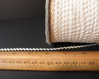 five yards of vintage rick rack-cream-cotton