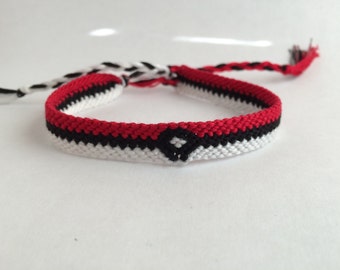Pokeball Pokemon Friendship Bracelet