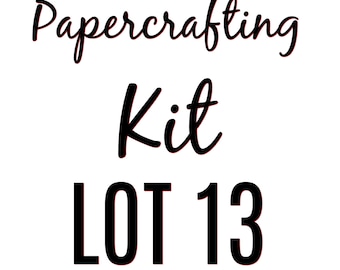 Papercrafting Kit Lot 13