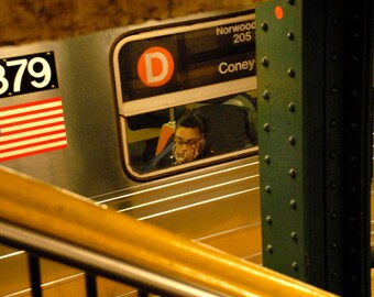 New York City Print, D Train Dreams, NYC Subway, Subway Art, NYC Wall Art, Fine Art Photography by Deborah Julian