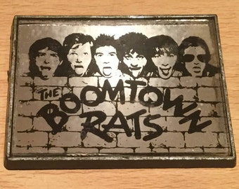 Vintage Boomtown Rats 1970’s Mirror Badge