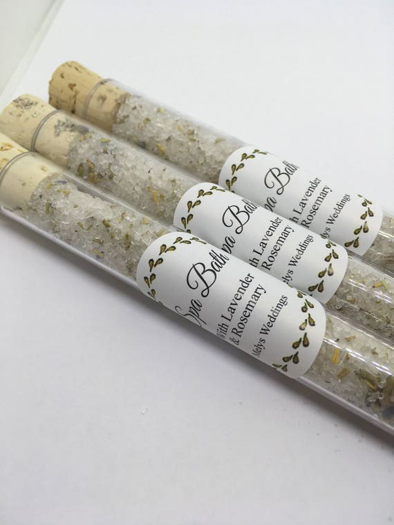 Bridal Shower Favour Wedding gift Bath Salts Spa Bath