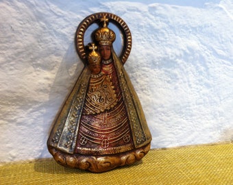 Vintage Madonna Wall Decoration Ceramic