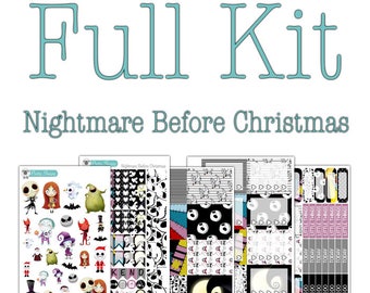 Nightmare Before Christmas Collection - Disney Planner Stickers