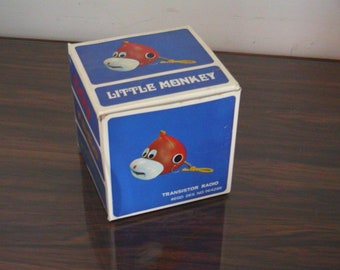 Little Monkey Transistor Radio from the 1960's made in HongKong