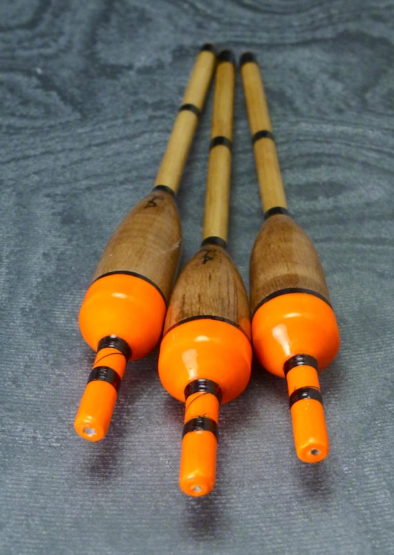 Handmade fishing floats Inline perch bobbers. The perfect