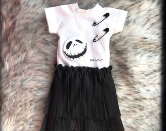 Blythe Dress Dal Pullip Dress Cloth Outfit - Skull