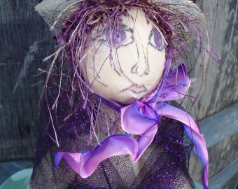April. one of a kind Art Doll