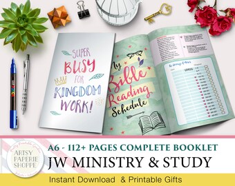 Complete JW Study Ministry Booklet - 112+ pages - Ready to Print