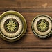 Antique Compass / Retro Bronze Round Dresser Knobs / Cabinet Knobs / Furniture Knobs / Φ37mm / Φ32mm / 5 Colors Available