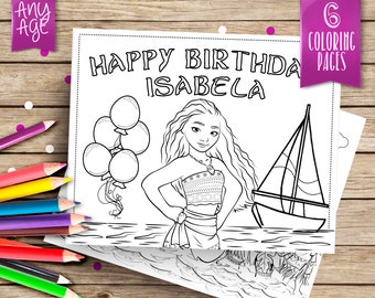 moana personalized coloring pages 6 printable coloring pages moana printables party coloring pages - Customized Coloring Pages moana personalized coloring pages 6 printable coloring pages moana printables party coloring pages - Customized Coloring Pages