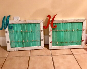 Customizable repurposed cabinet door photo frame