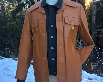 Vintage leather jacket blazer by Startown, 46L